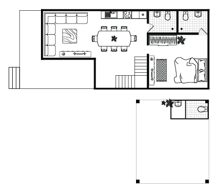 Grand Suite 1st floor plan